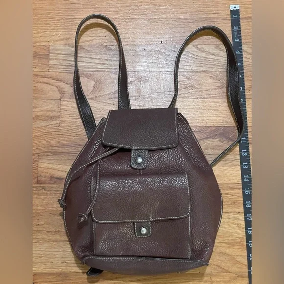 GAP | Bags | Vintage Gap Leather Backpack 99s | Poshmark display picture 1